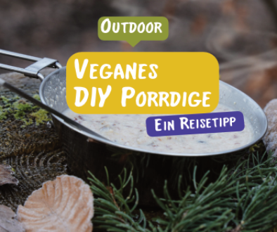 Veganes DIY-Outdoor-Porridge-Vorschaubild/Ein Reisetipp von Reiseeinfachundlebe